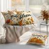 4Pcs/Set 45X45Cm Harvest Maple Leaf Pumpkin Pillowcase Bedroom Sofa Autumn Living Room Cushion Cover 100% Polyester Home Decor