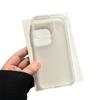 Frosted Solid Color Case for iPhone: Compatible with iPhone 17, 16 Pro Max, 15 Plus, 14, and Semi-Transparent 13 Mini.