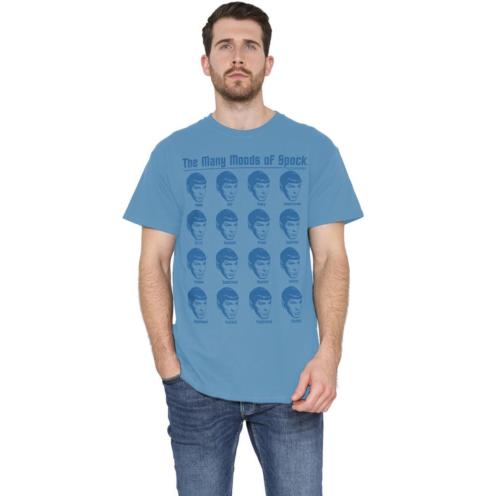 STAR TREK Mens Many Moods of Spock T-Shirt