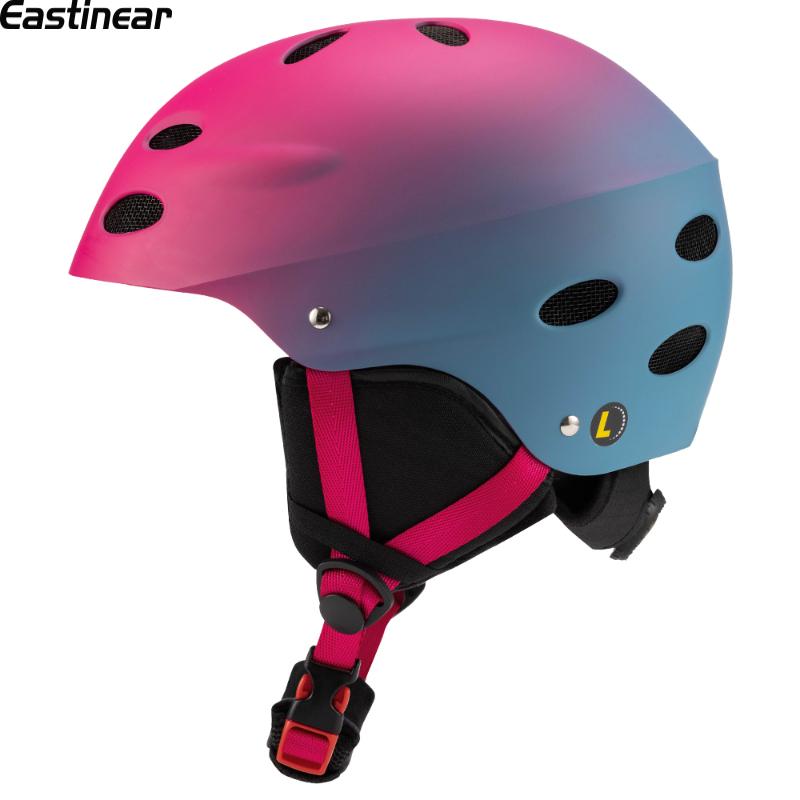 

Eastinear-ski Helmet for Men and Women, Safety Hat With Vents, Unisex, High Quality, Protective, for Outdoor Use, New, Winter 51-54cm психоделический фиолетовый