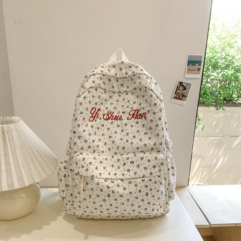 

Small fresh printed schoolbag, high school, college, Fengsen girls, backpack, Harajuku travel backpack