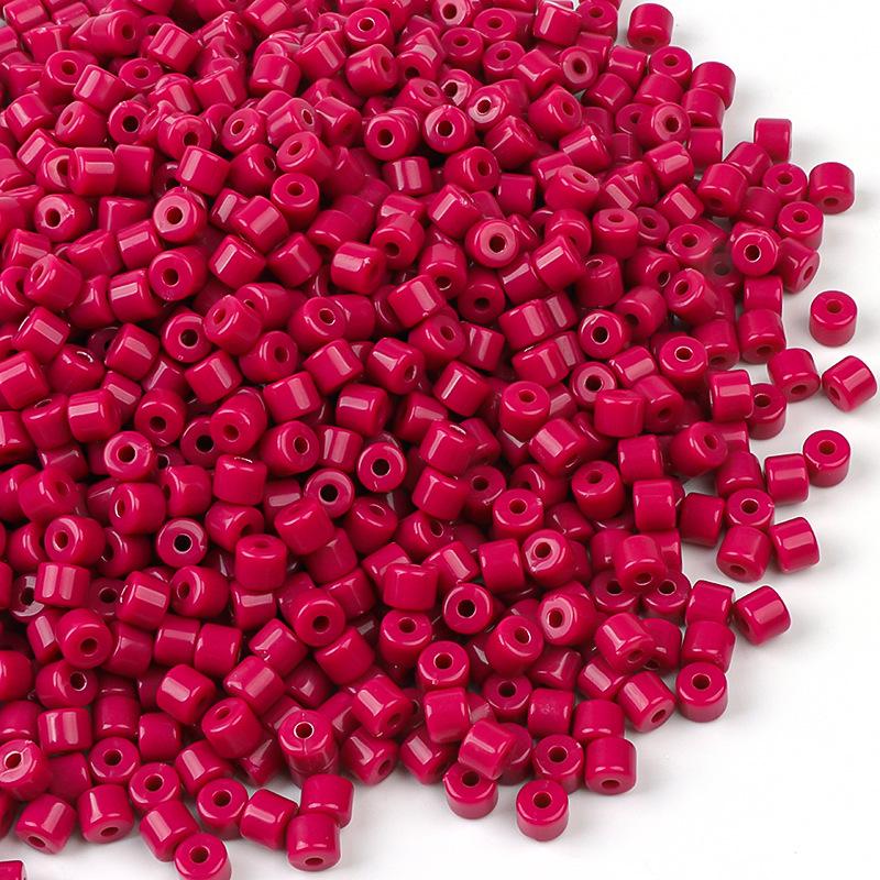 Bunte zylindrische Acrylperlen zur DIY-Schmuckherstellung