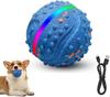Mingie Interactivă pentru Câini 500mAh USB Se Rulează Singură Jucărie de Mestecat pentru Pui Senzor Inteligent Iluminare LED Vibrantă