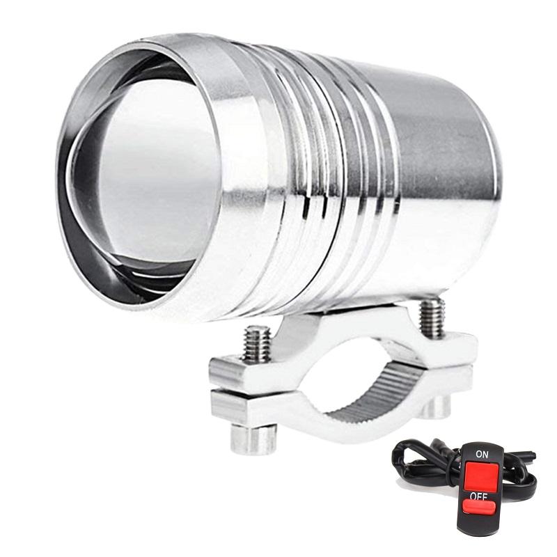 10W High-power Motorcycle Headlight LED Lens Electric Spotlight Driving Spot Fog Lights For Car ExternalAccessories Bulb 12V