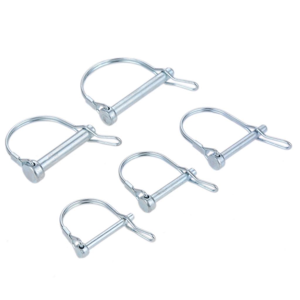 5/2pcs Quick Lock Release Trailer Truck Coupler Safety Pin Camper Bicycle Stroller Cargo Boat Accessories Marine Hitch Hook Clip
