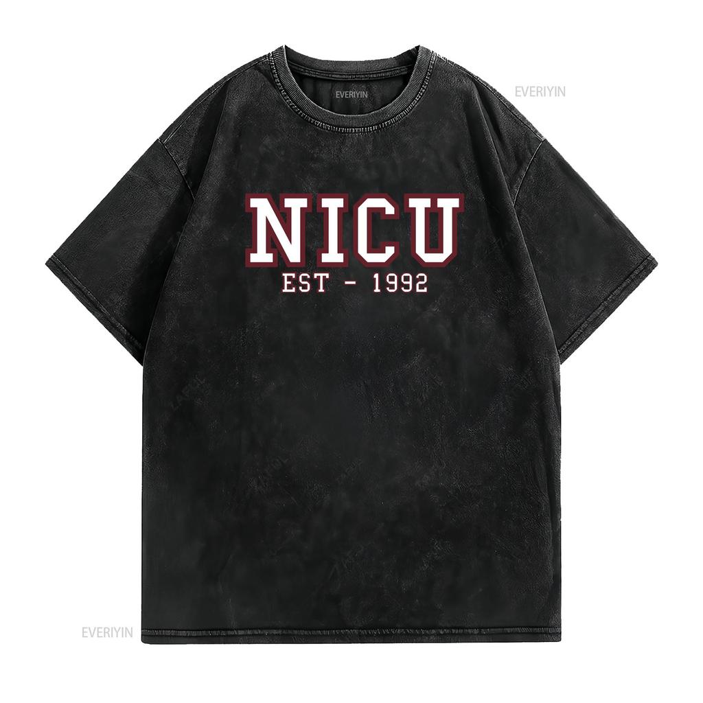 Phish NICU T Shirt Vintage Washed Fashion Stylish Soft Homme Graphic Comfortable Slightly Top For Everyday Wear Versatile