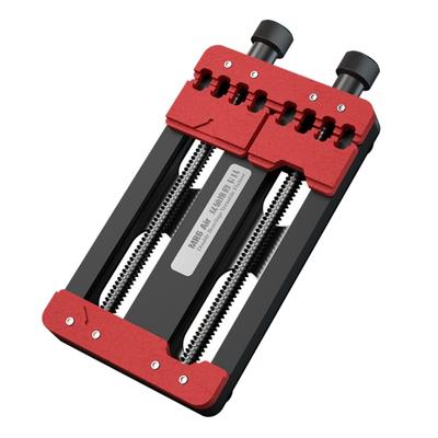 Professionelles Leiterplatten-Reparaturständer-Werkzeug, Einstellbare Leiterplattenhalterung Doppel-Lager-Vorrichtung für Mobiltelefon-Wartung