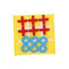 Mini Felt Nine-Square Grid Kids' Puzzle Game - Early Education Jigsaw & Tic-Tac-Toe Board with Felt Bag