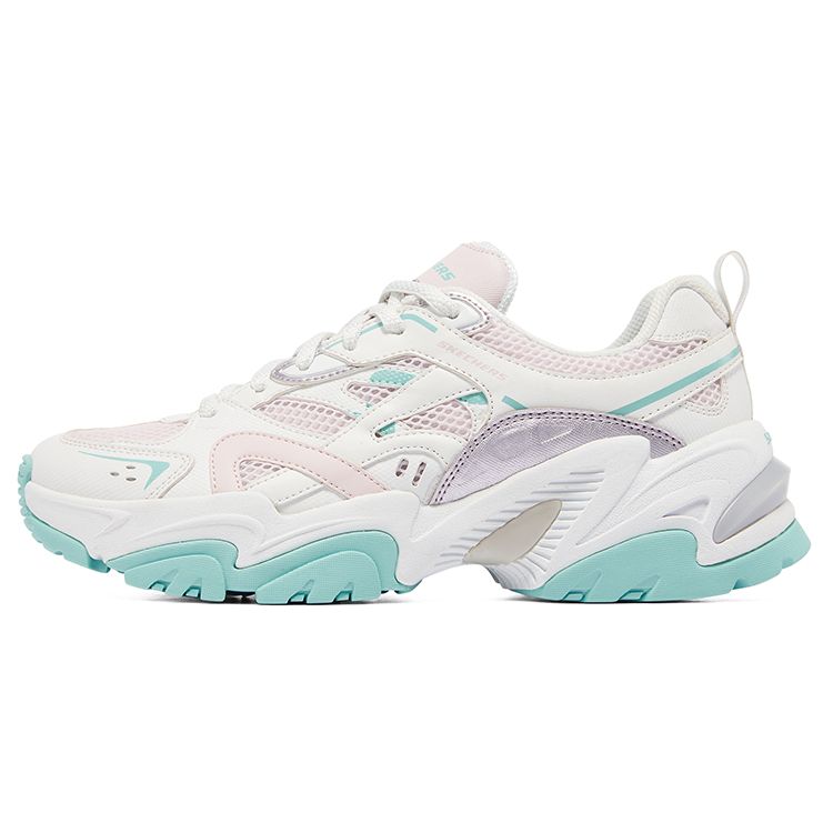 Skechers Stamina V2 Mecha Shoes Women Sneakers White Blue 149514-WMLT 36
