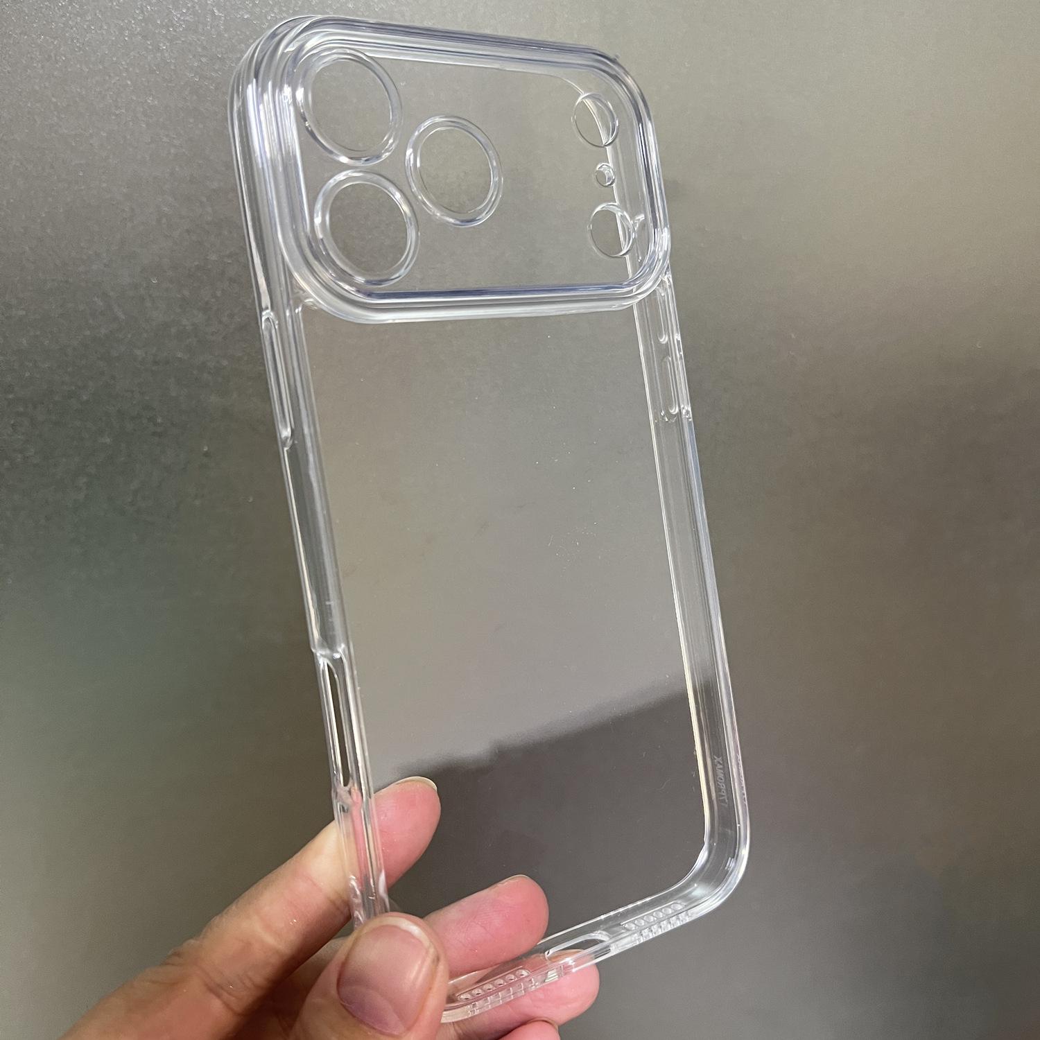 

iPhone 16 Epoxy Groove Lens Case, Full Coverage for 16PROMAX/15/14 - Cream Glue Material iPhone 17