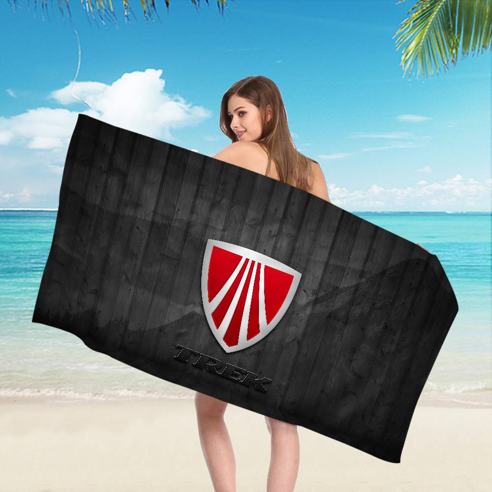 T-TREKS Bicycle Microfiber Blanket Quick Drying Beach Towels Oversized Printing Super Absorbent Pool Towel Blanket