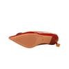 Mode Damen Schuhe Lackleder Flacher Ausschnitt Spitz Metall Strass Schnalle Einzelne Schuhe Damen High Heels