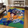 1pc Buzz Lightyear Pattern Area Rug Soft Flannel Floor Mat for Living Room,Office,Bedroom and Carpet,Sofa Coffee Table Floor Mat