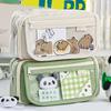 Transparent Pencil Case for Girls New Large Capacity Pencil Case for Junior High School and Elementary School Students High Appe