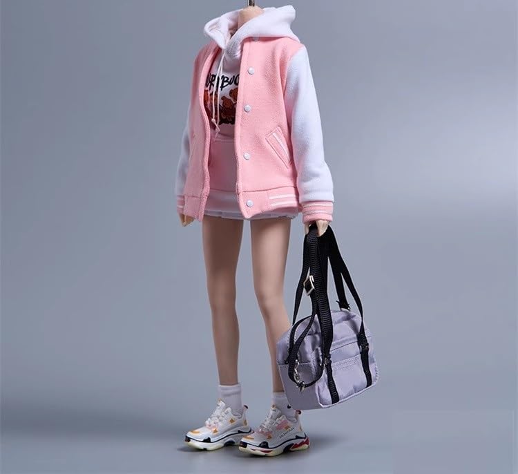 

Игрушки Хобби масштабная фигурка, совместимая с телом TBLeague cdtoys cd074 Красивая женщина, бейсбольная форма, толстовка с капюшоном, плиссированная юбка и