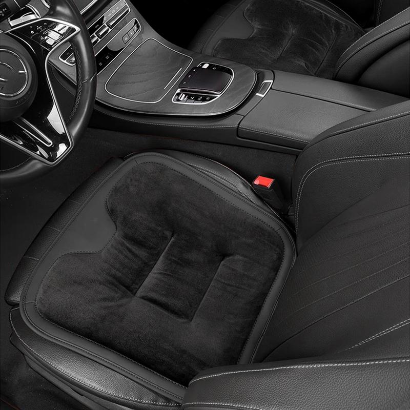 Ergonomic Comfortable Flannel Car Seat Cushion, Enhances Comfort & Support, Ideal for Office Chairs, Home Desks, Long Car Drives