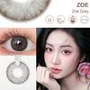 Colored Contact Lense Magister 14.2mm-14.5mm Brown/Gray Natural Contact Lenses 1 Pair Fashion Lenses