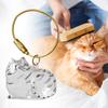 Cat Hair Storage Pendant Pet Memorial Keepsake Lightweight Cat Hair Storage Keychain Pendant Charm for Wallet Purse Backpack Bag
