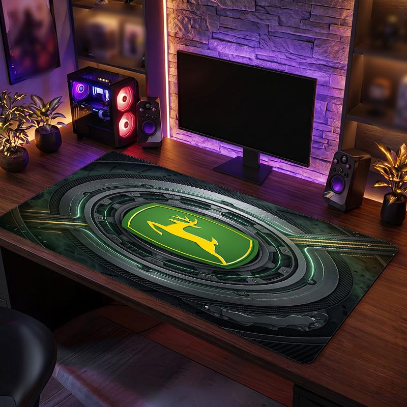 John deere Stampa Tappetino Mouse Grande Superficie Liscia Anti?Tappetino da Scrivania Antiscivolo per Gaming Ufficio Decorazione Laptop
