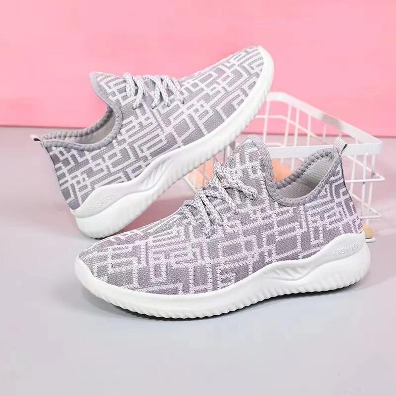 Coconut sneakers cloth shoes breathable fly weaving casual platform running coconut shoes