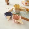 Creative Cute Dessert Bowl Internet Celebrity Ice Cream Cup Ceramic Handle Fruit Bowl Ice Cream Bowl