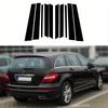 10pcs Fit For Mercedes-Benz R-Class W251 2006 2007 2008 2009 2010 2011 2012 2013 Gloss Black Door Side Pillar Posts Window Decor Cover