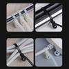 100PCS Nylon Cable Management Tie Buckles Automatic Locking Feature 4.8mm Hole Diameter for Dependable Organization Needs