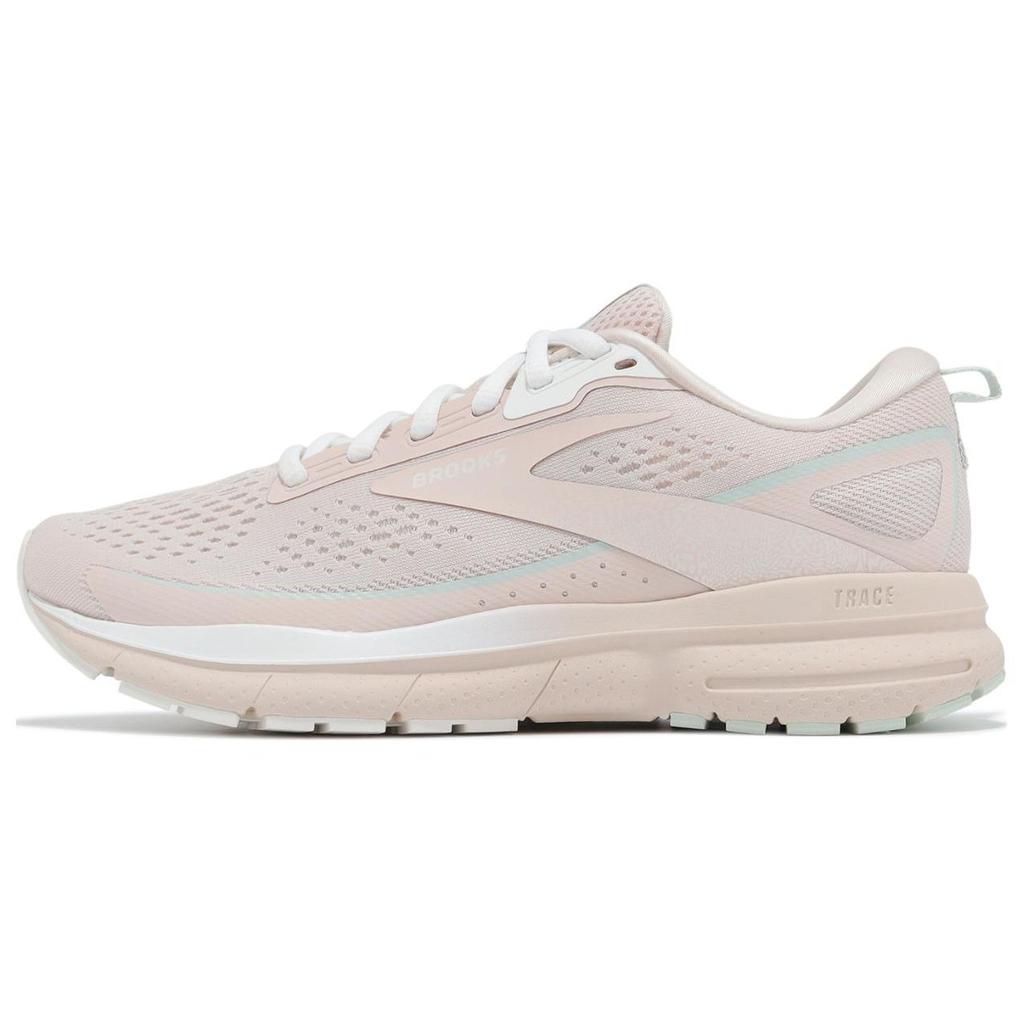 Brooks Trace 3 Crystal Grey Blue Glass Women Sneakers White 120401-1B-270