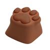 Cute Resin Kitten Claw Print Keycap For Mechanical Keyboards Vibranted Color Wear Resistant PBT Easy Installation