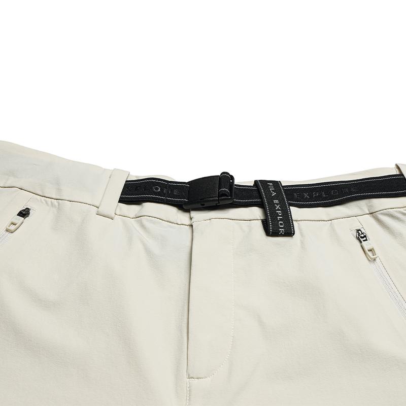 FILA Explore Fashion Versatile Simple Casual Pants Women bottoms Oatmeal A11W637802FBG