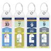 Cruise Luggage Suitcase Tag Label Holder Zip Seal  Steel Loops For Travel