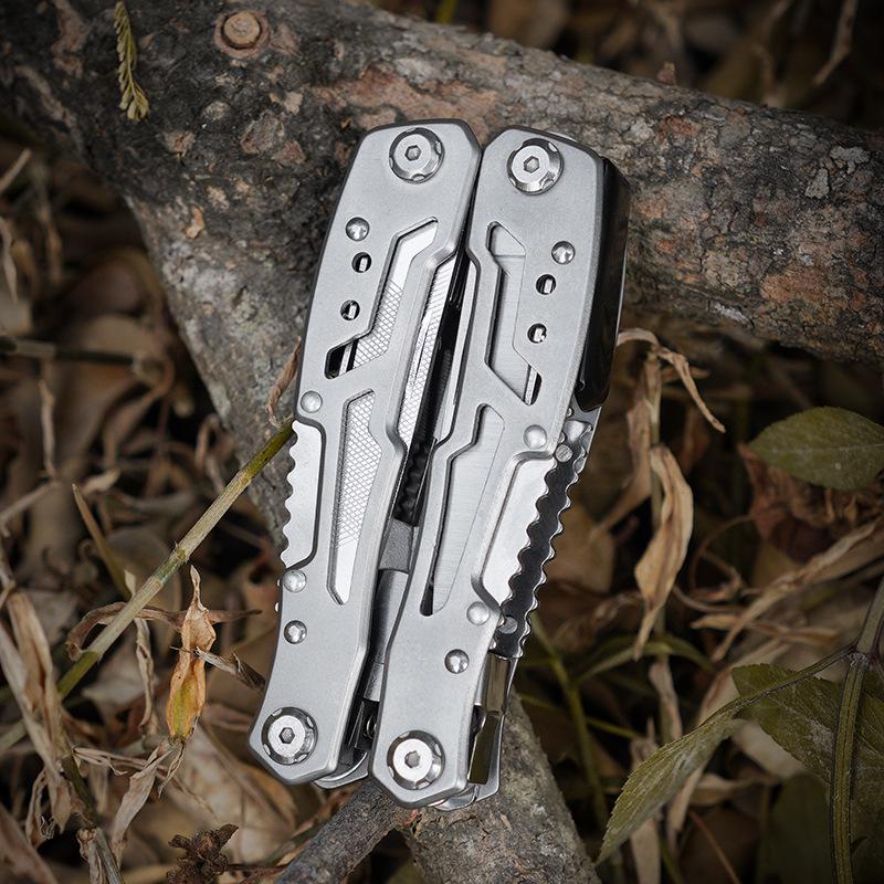 New Multi-Functional Outdoor Tool: Portable Folding Knife with Lock and Pliers, Ideal Gift for Outdoor Enthusiasts