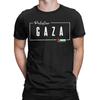 Gaza Palestine Flag  T Shirts Men's  Pure Cotton Novelty T-Shirt Round Collar  Tee Shirt Short Sleeve Clothing Gift Idea