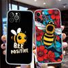 FM5 Art Bees Cartoon Soft Shell Transparent Phone Case for Samsung Galaxy A04 A04S A14 A23 A34 A54 M23 M33 M52 M53