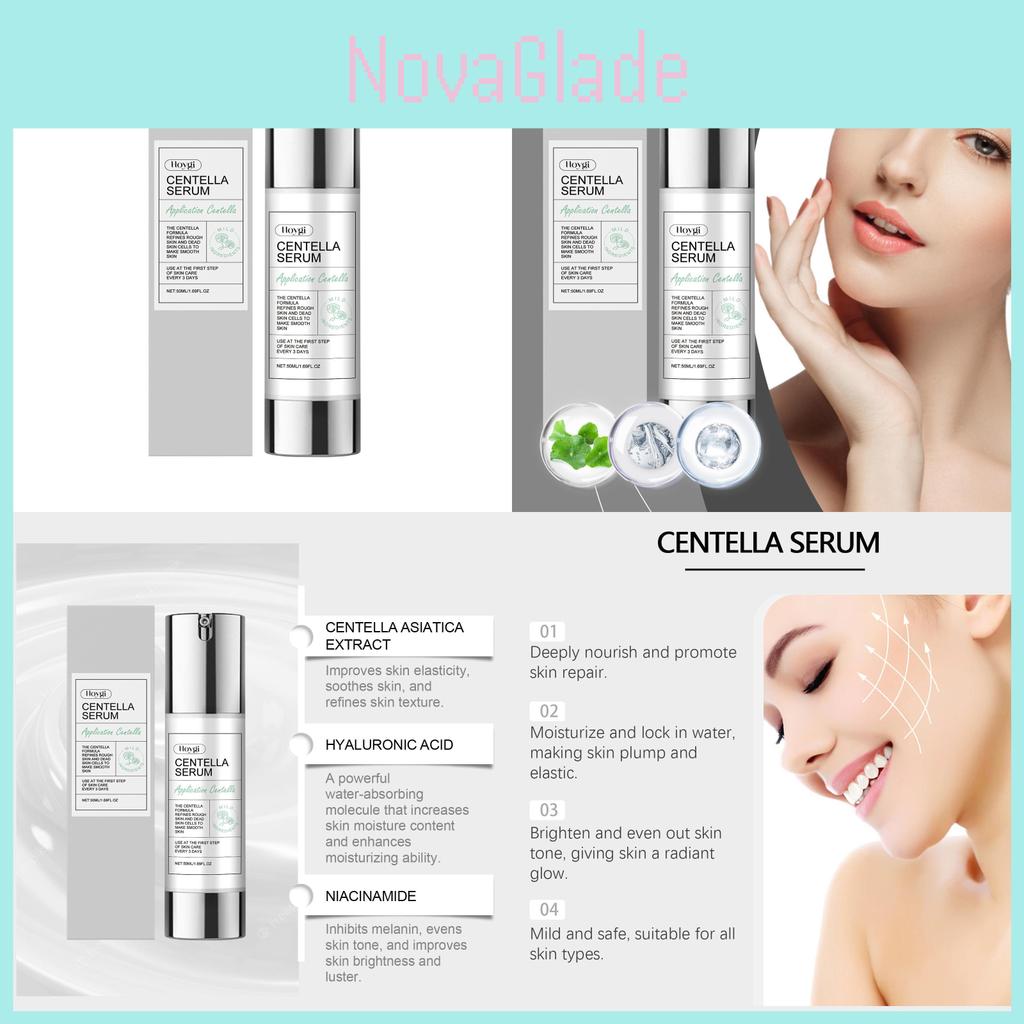 Hoygi Centella Asiatica Essence 50ml Hydrating And Moisturizing Skin Care Serum For Brightening And Firming