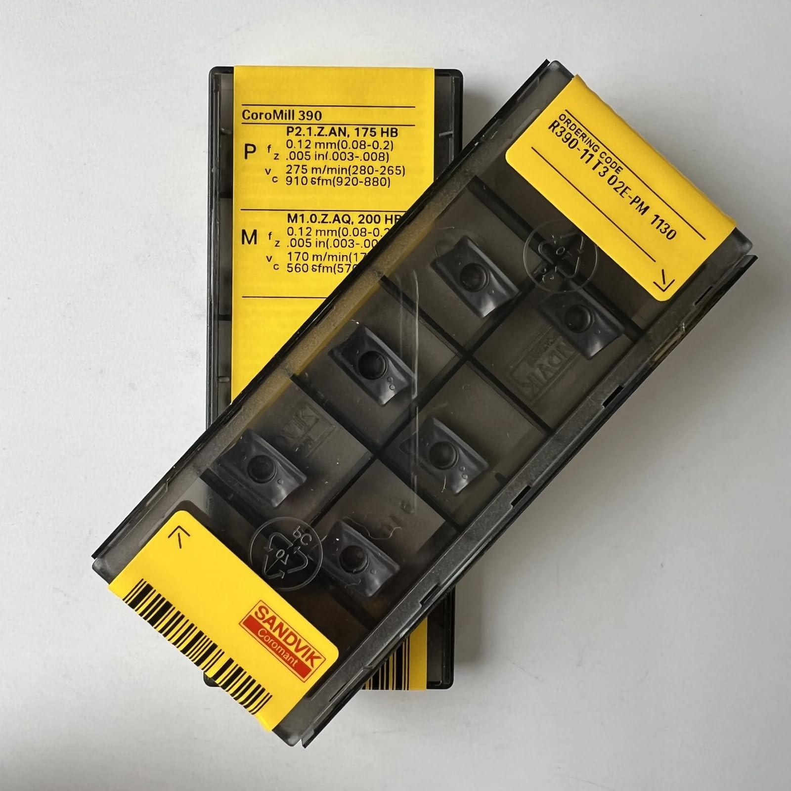 

R390-11T302E-PM 1130 / Industrial indexable Carbide Inserts 10 Pcs