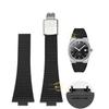 CTS Fluororubber dirželis Tissot PRX serijos Super Player laikrodžiams 35mm 40mm Greito atsegimo spyruoklinė sagtelė FKM laikrodžio dirželis 11mm 12mm