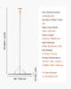 Landscape Rake, 914 mm Wide Head 2590 mm Handle, Large Heavy Duty Aluminum Landscaping Leaf Rake Tool, Asphalt Level for Loosening Soil, Garden &