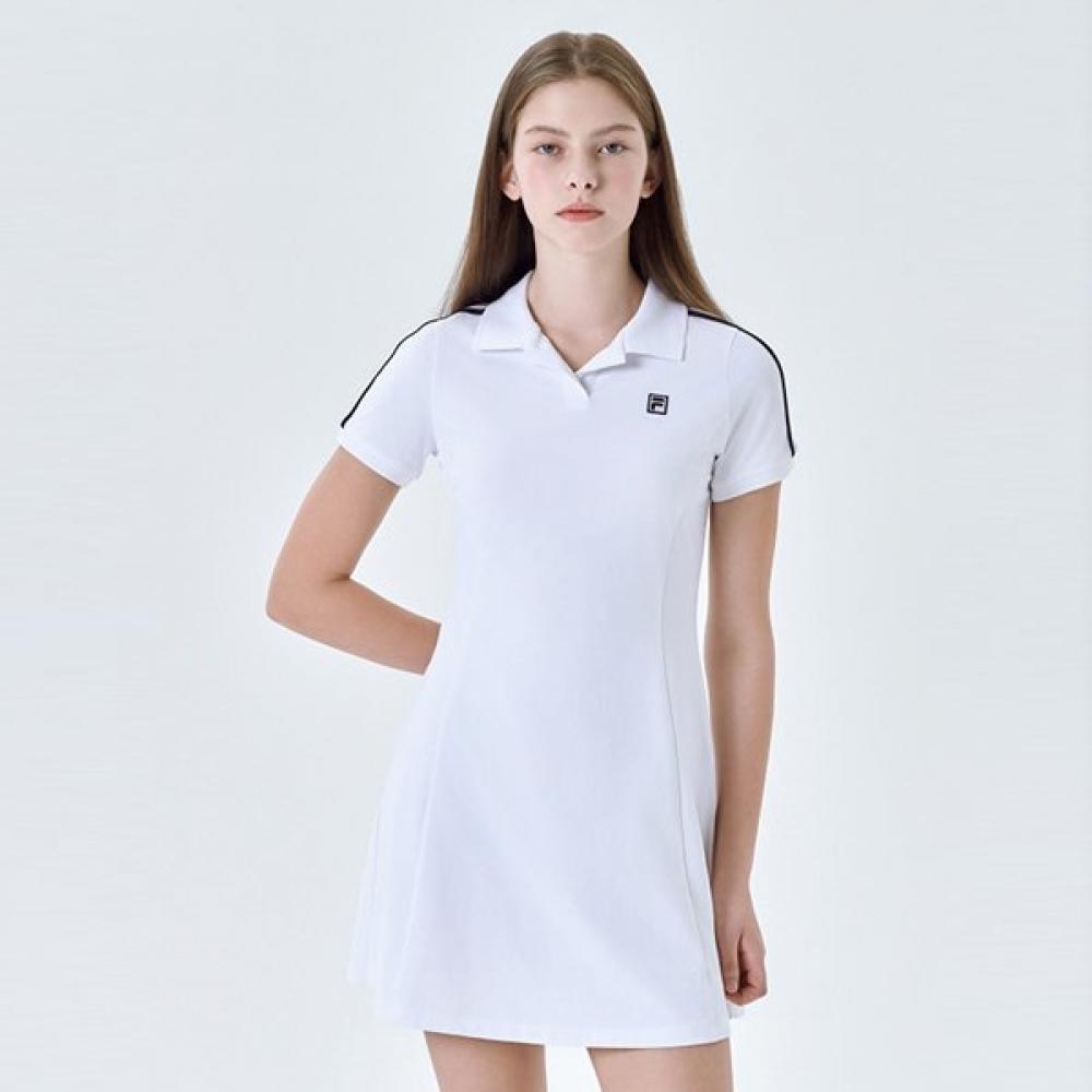 Fila Stretch Collar Dress WHITE/100