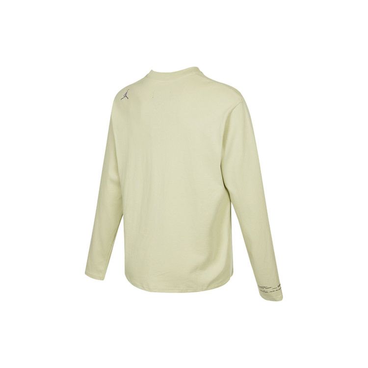 Jordan Spliced Pocket Reflective Print Crew Neck T-Shirt Men Tops Light-Green DN2050-371