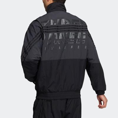 Sportkleding Geweven Trainingsjack Heren Zwart GT6358