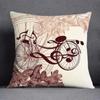 Musical Note Guitar Series Pattern Home Decoration Pillow Case Square Office Cushion Cover