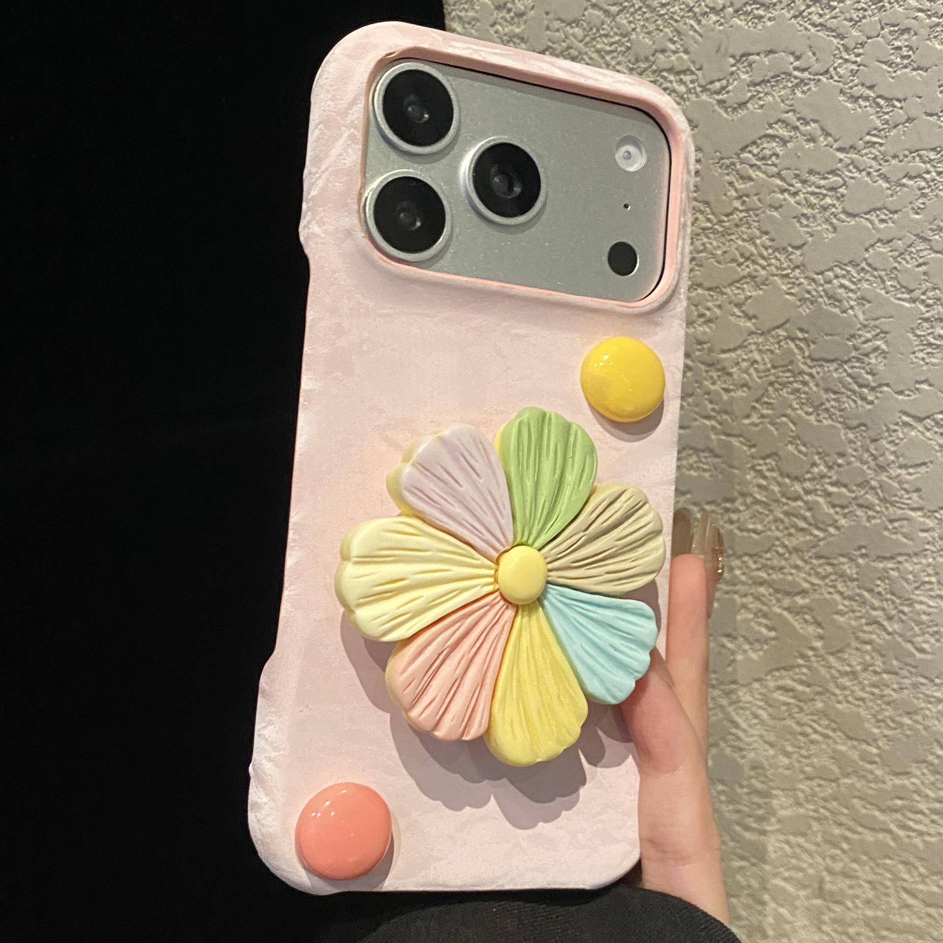

Vibrant Polka Dot Phone Stand & 3D Case for Apple iPhone 11/12/13/14/15 Pro & 17 Pro Max iPhone 14 Pro Max