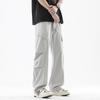 American trendy brand outdoor tooling paratrooper pants thin men's summer new loose casual straight ice silk trousers