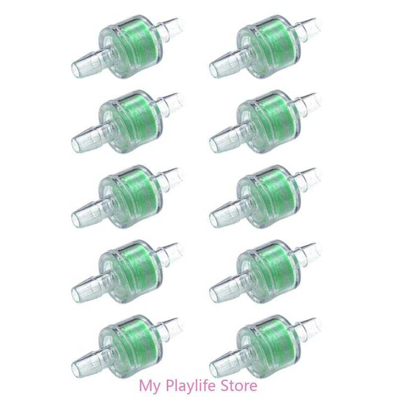 10PCS Aquarium Air Pumps Check Valves Protector Check Valves for Fish Tank Joint Tubes Hose for Household Aquarium