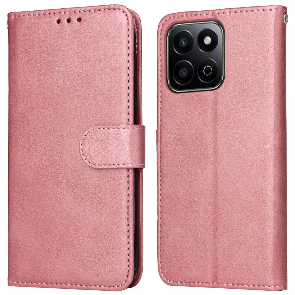 For Honor Play 60 Plus 5G Case Calf Texture Leather Phone Wallet Cover