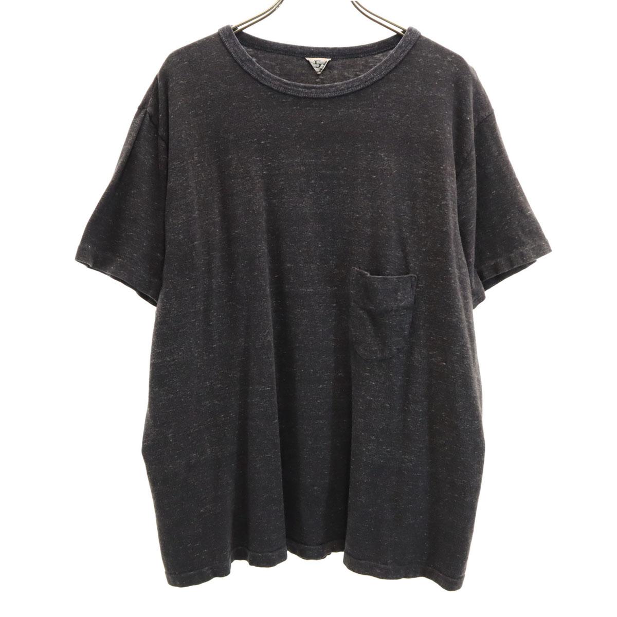 

FilMelange made in Japan Short sleeve T-shirt 5 Charcoal gray Poke T Women Used