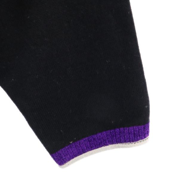 KENZO 90s Old Wool Blend golf Long sleeve sweater 2 Black series Men's Used