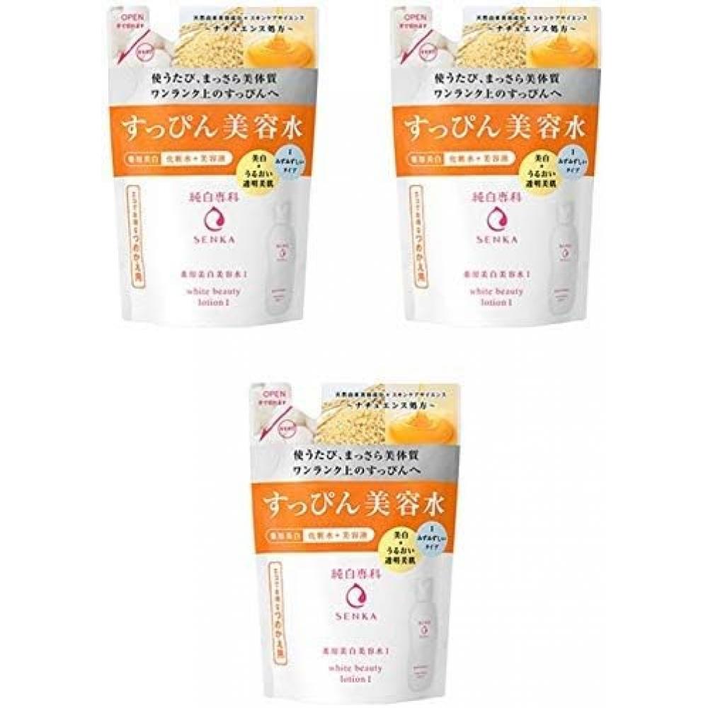 

[оптовая закупка] MedIcated Pure WhIte Senka Makeup Beauty Water I сменный тонер+сыворотка Fresh Type 200 мл quasI Drug [x 3]