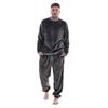 Keanu Mens Fleece Long Pyjama Set